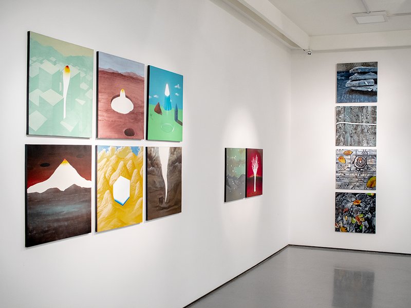 The Outside, installation view