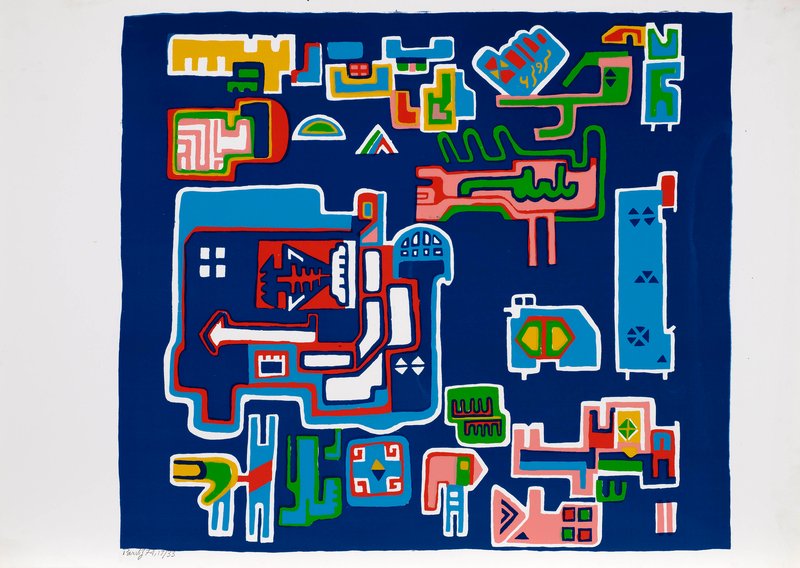 Parviz Tanavoli, Lovers in a Garden, 1974