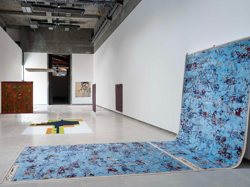 Exhibition No. 3: The Fusion of Art and Industry Carpet, installation view