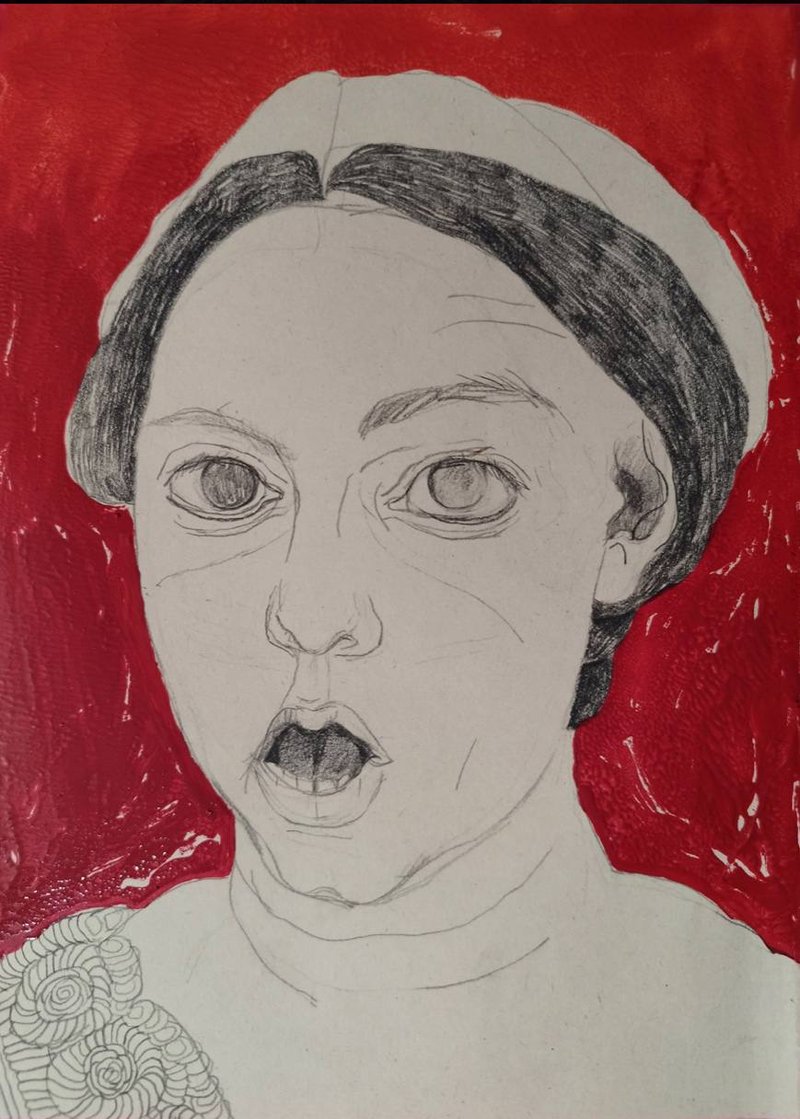 Pooneh Oshidari, Self-portrait, 2024