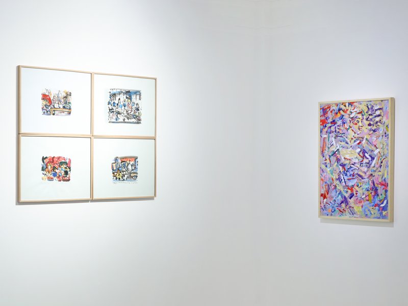 Installation view.