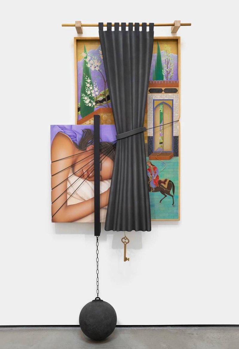 Arghavan Khosravi, The Black Curtain, 2023