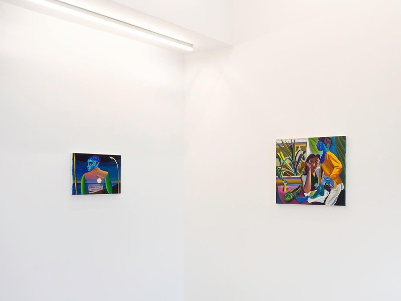 Dirty Words and A Melody, installation view