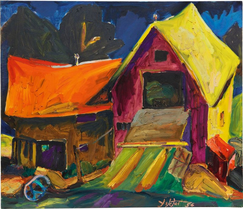 Manoucher Yektai, Farm in Woodstock, 1956