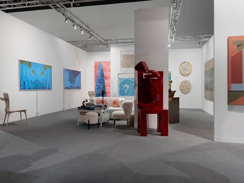 Installation view.
