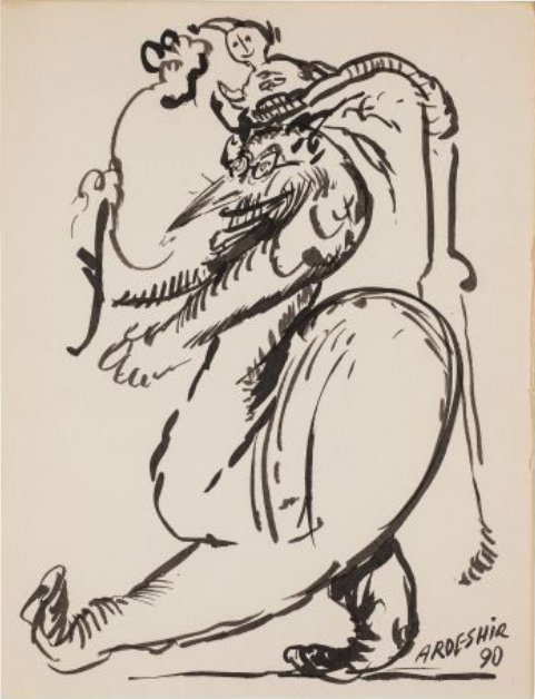 Ardeshir Mohassess, Untitled, 1990