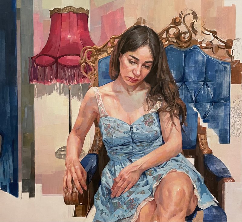 Hanieh Soltani, Red Lamp, 2022