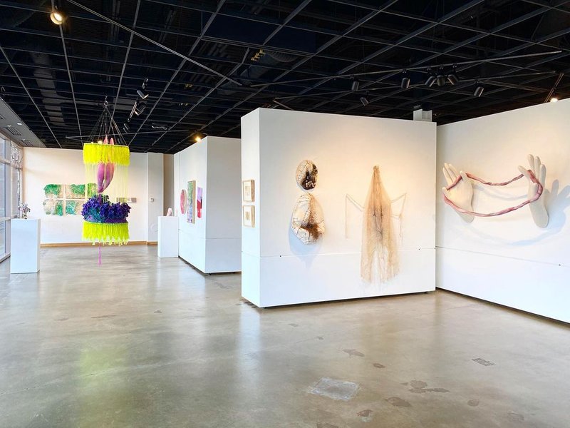 Painting at Night, installation view