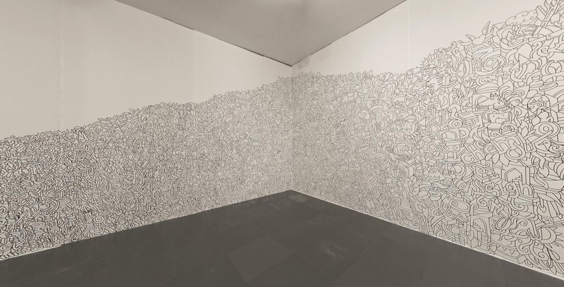 In the Solitude of the City, installation view