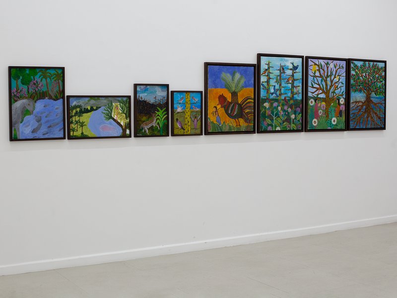 Crawling Jungle, installation view