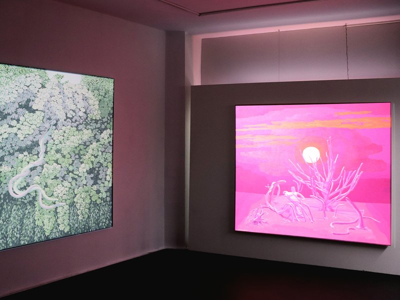 Sunset Memories, installation view