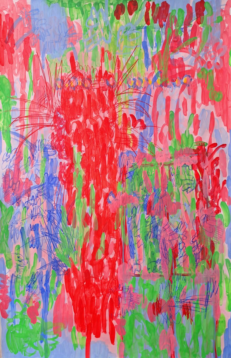 Mahshid Dehkordi, Red-Green Number 3, 2024