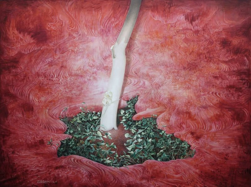 Omid Hallaj, Heart of Imagination, 2024