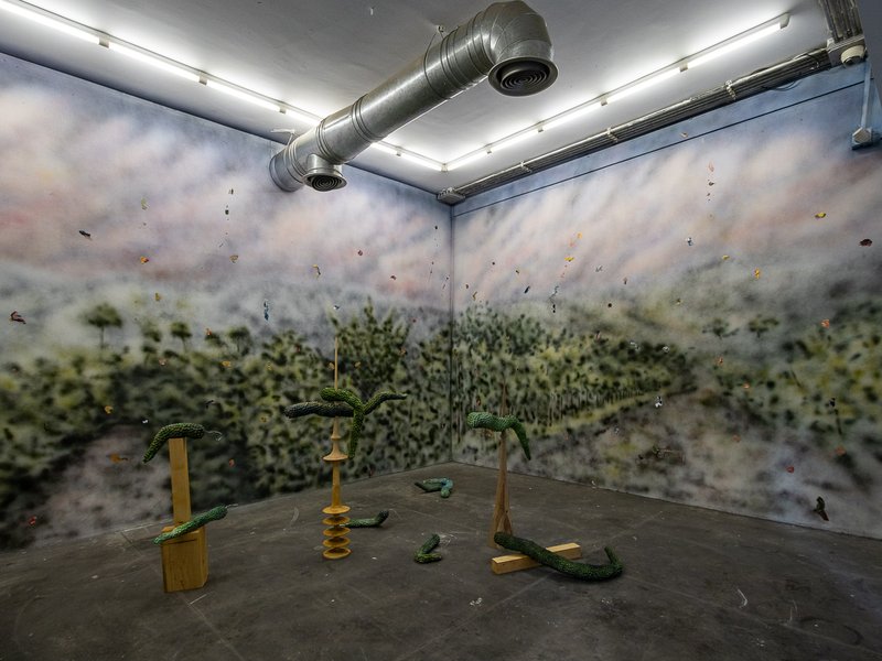 Wrinkles Wrapped in Years: Three Zones of Experience, installation view