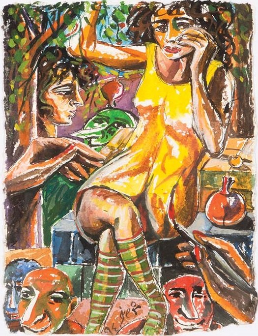 Manouchehr Safarzadeh, Untitled, 2015