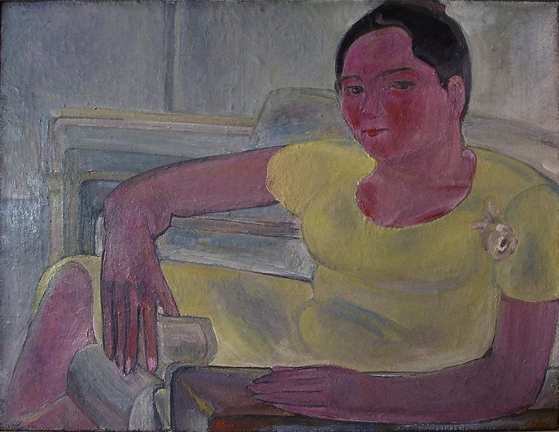 The Late Ali Golestaneh, Portrait of Zhila Ipakchi, 1996
