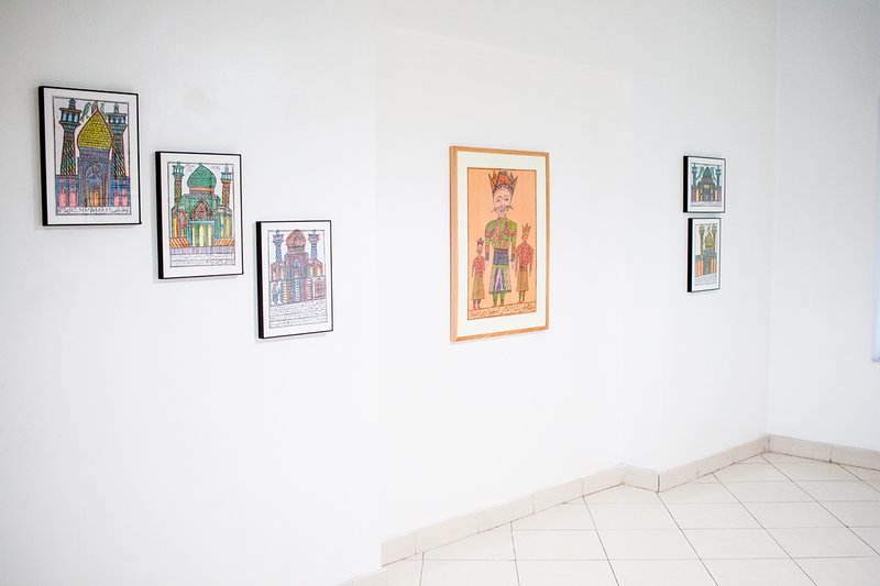 Kazem Ezi's Artworks, installation view