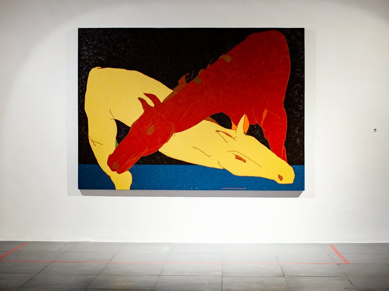 Shahrooz Sadr's Paintings, installation view