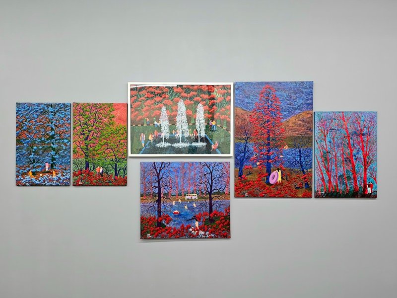 سه‌گانه/شماره دوازده، نمای چیدمان