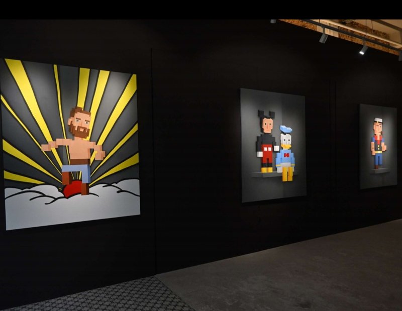 In the Land of the Blind, the One-Eyed Man Is Roy, installation view