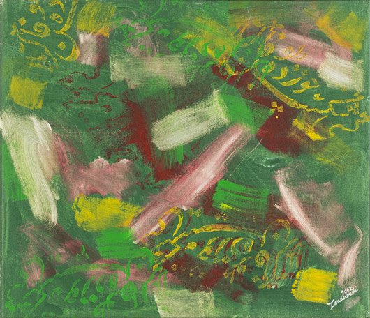 Charles Hossein Zenderoudi, For Daste, 2002