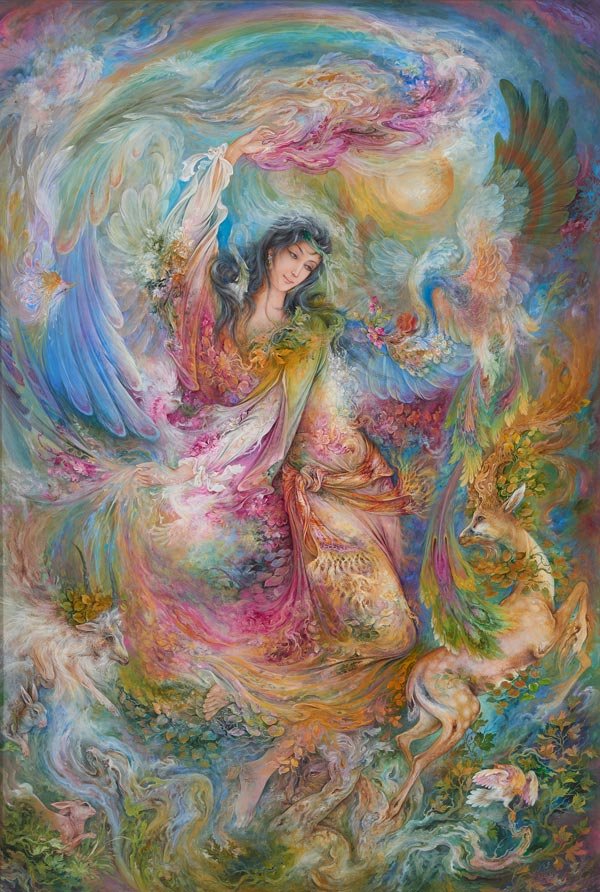 Mahmood Farshchian, Genesis, 1996