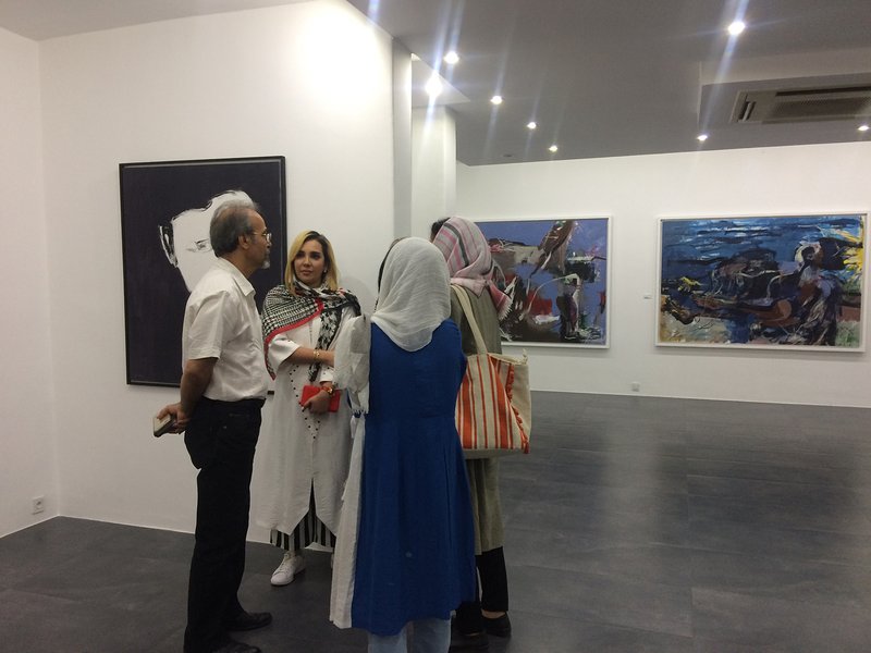 Blue Yellow Red, installation view