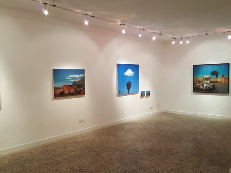 Goodbye Blue Sky, installation view