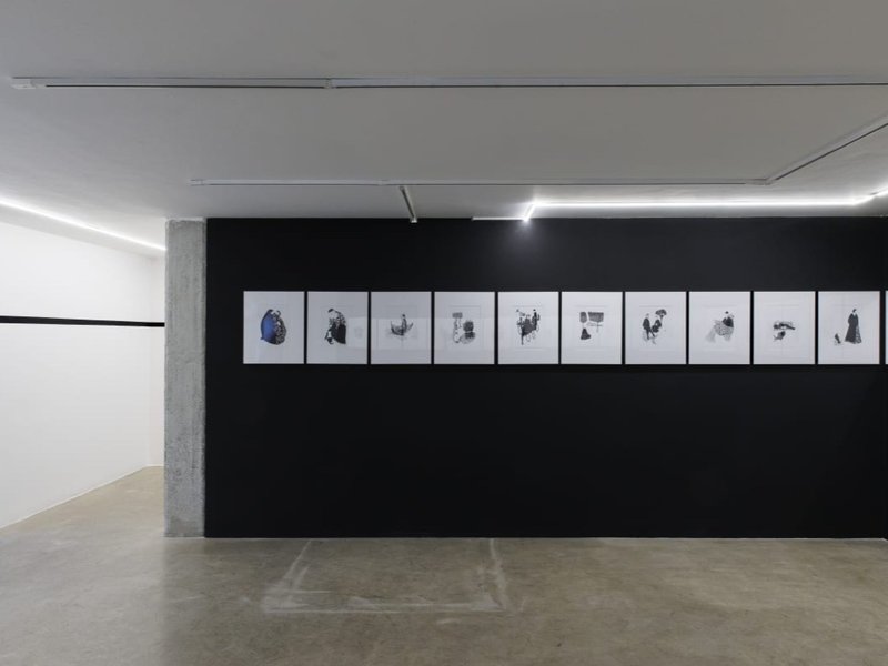 Arabesques and That Flower Bunch, installation view