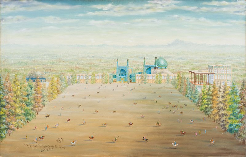 محمدحسین مصورالملکی، میدان نقش جهان اصفهان، 1338