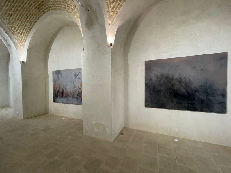 Installation view.