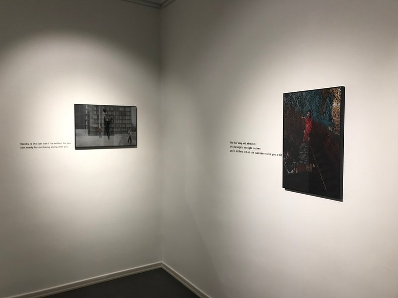 How I long I had a picture from you, installation view