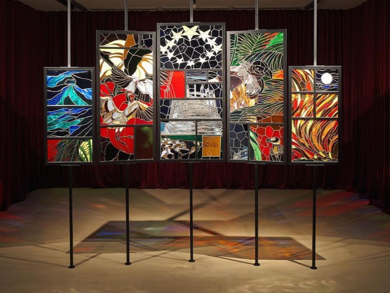 In Fire Yet We Trust, Installation view.