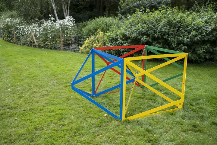 Rasheed Araeen, Lovers in The Regent’s Park, 2021