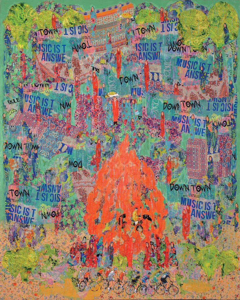 Ane Mohammad Tatari, Passage of Siavosh Through Fire, 2024