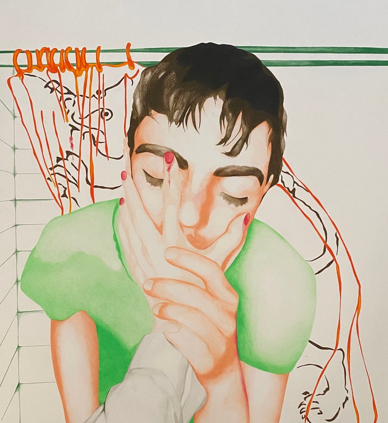 Niki FallahFar, For Hime, I Have Considered Eyes That Beg Me, 2022