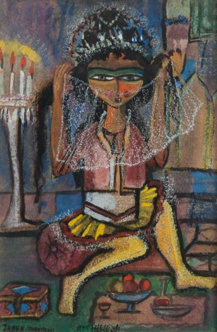 Jazeh Tabatabai, Dancer with Veil, 0