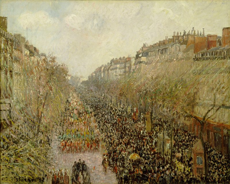 Camille Pissarro, Boulevard Montmartre, 1897