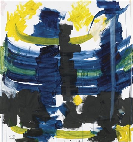 Charles Hossein Zenderoudi, Iris, 2007