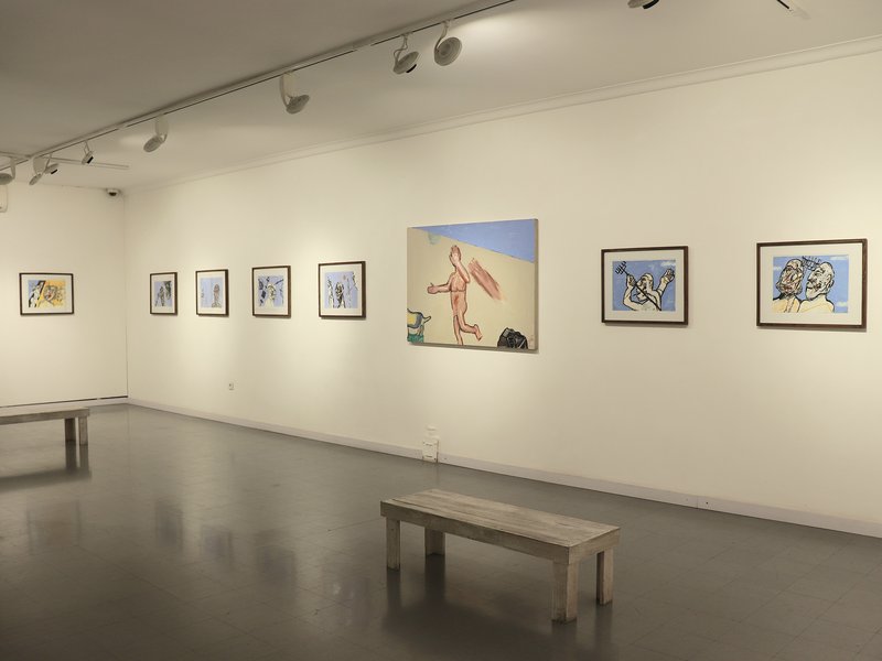 Installation view.