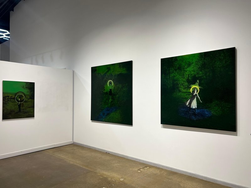 Installation view.