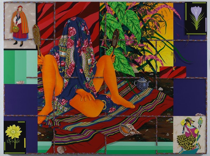 Amir H Fallah,  A Rare Rose, But Not Without Thorns, 2020