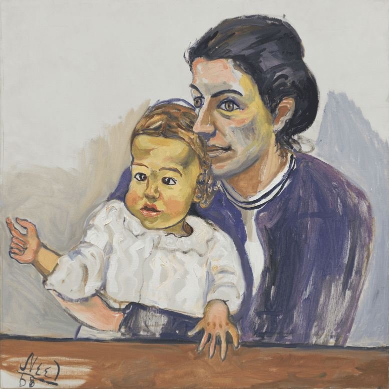 Alice Neel, Nancy and Olivia, 1968