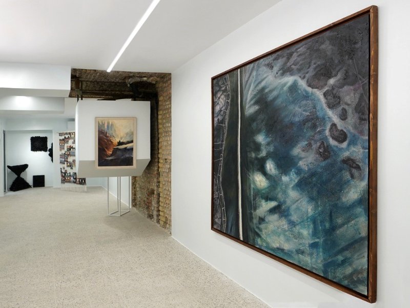 Shaped, installation view
