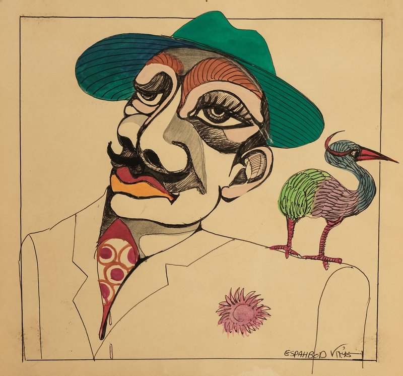 Alireza Espahbod, Untitled, 1993