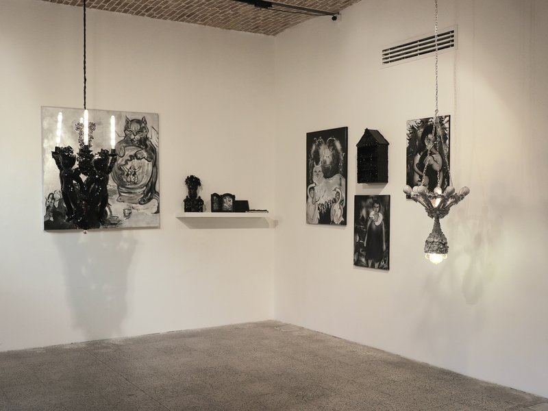 Hold on to Light as Darkness Looms, installation view