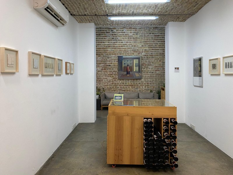 Drawings, installation view