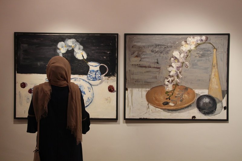 در امتداد شاعران، نمای چیدمان