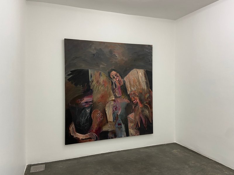 Ali Sadeghi's Paintings, installation view
