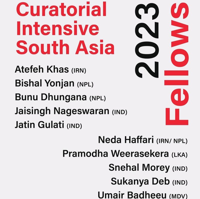 Curatorial Intensive South Asia 2023